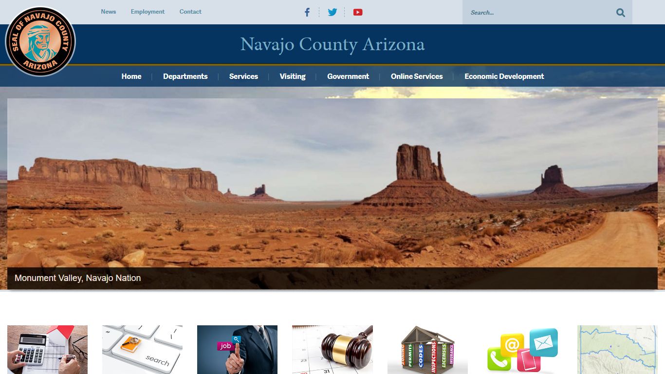 Navajo County Arizona Government > Welcome